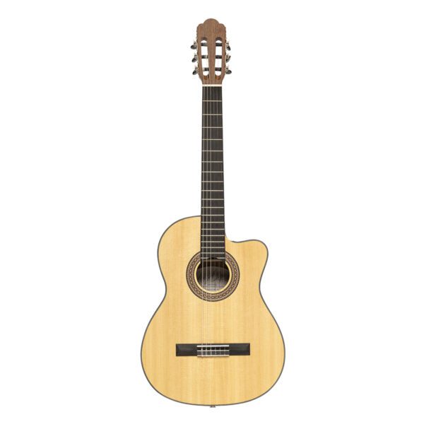 Angel Lopez GRACIANO SM-CE, elektroakustická klasická kytara 4/4, přírodní - Image 6