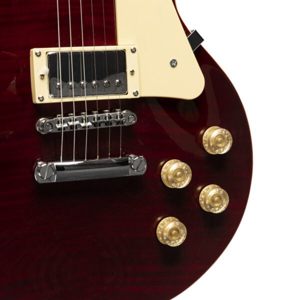 Stagg SEL-DLX W RED, elektrická kytara, vínově červená - Image 4