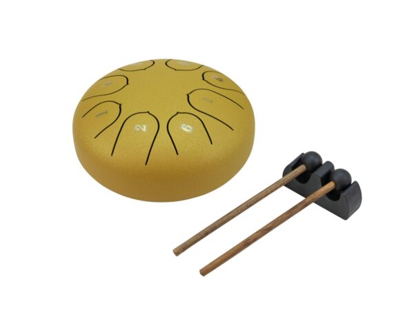 Dimavery TD-8, tongue drum, zlatý