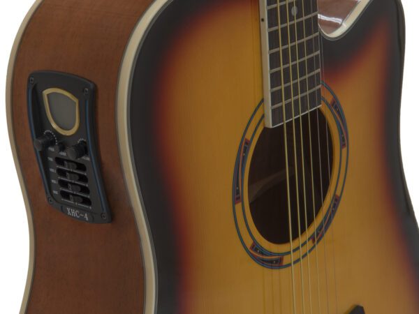 Dimavery DR-520, elektroakustická kytara typu Dreadnought, sunburst - Image 3