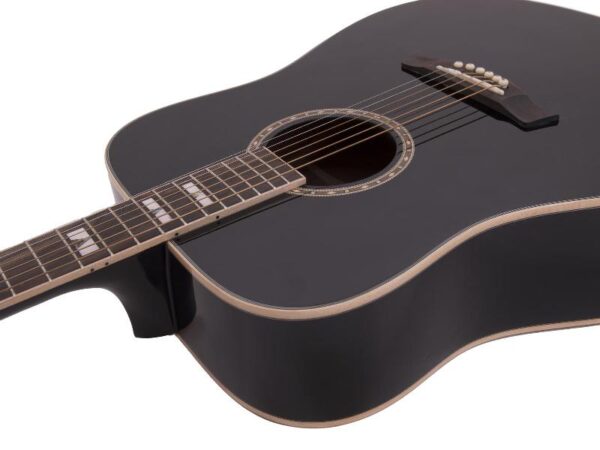 Dimavery STW-40, akustická kytara typu Dreadnought, černá - Image 4