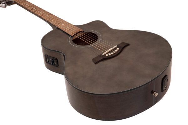 Dimavery STW-50, elektroakustická kytara typu Mini Jumbo, hnědá - Image 4