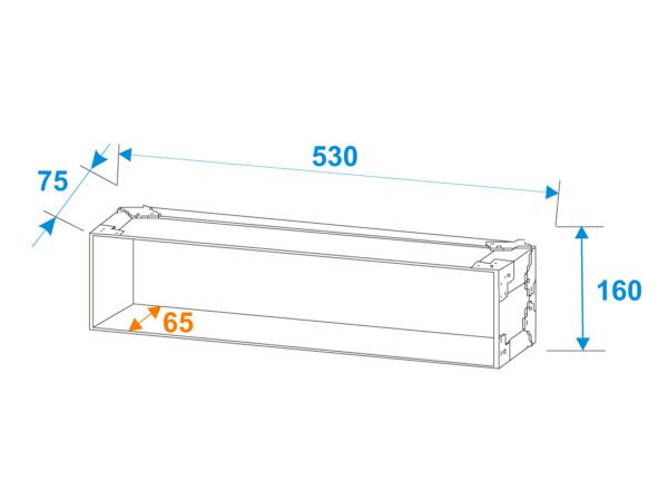 Roadinger Rack Profi 3U 25cm přepravní kufr - Image 7