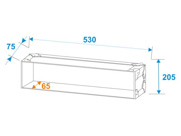 Roadinger Rack Profi 4U 25cm přepravní kufr - Obrázek 7