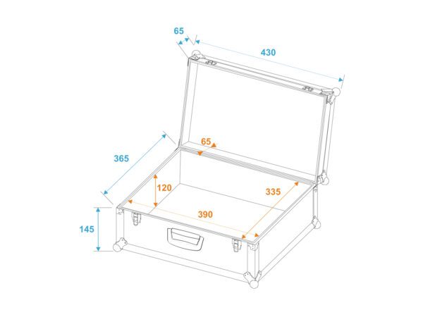 Roadinger univerzální Case Pick s přepážkami 42x36x18cm - Image 6