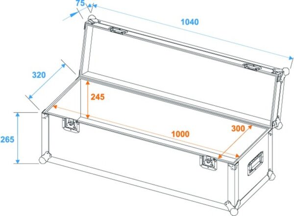 Univerzální Case Profi 100x30x30cm - Obrázek 6