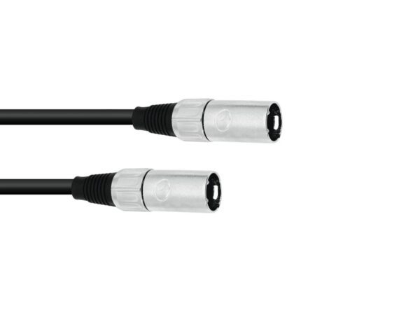 Omnitronic propojovací kabel XLR samec / XLR samec, 0,2 m