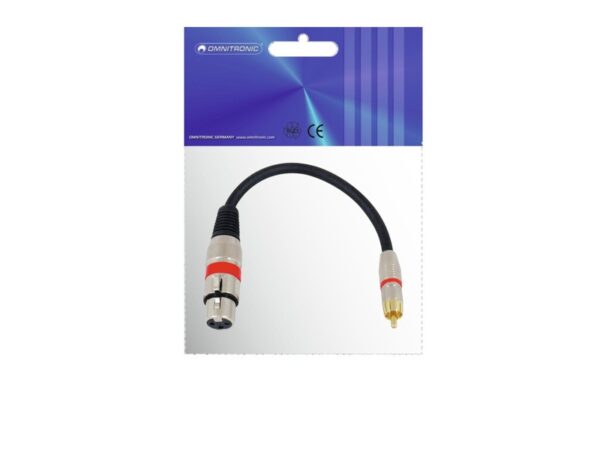 Kabel SADC XLR samice - RCA samec - Image 3