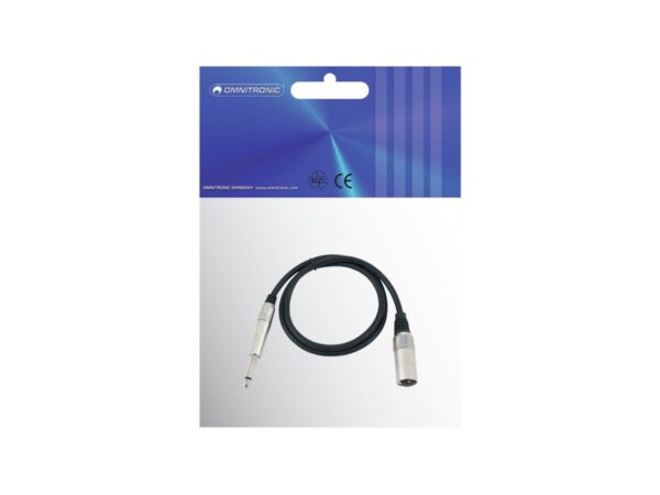 Kabel XK-09 XLR samec - Jack 6,3 mono, 0,9 m - Image 3