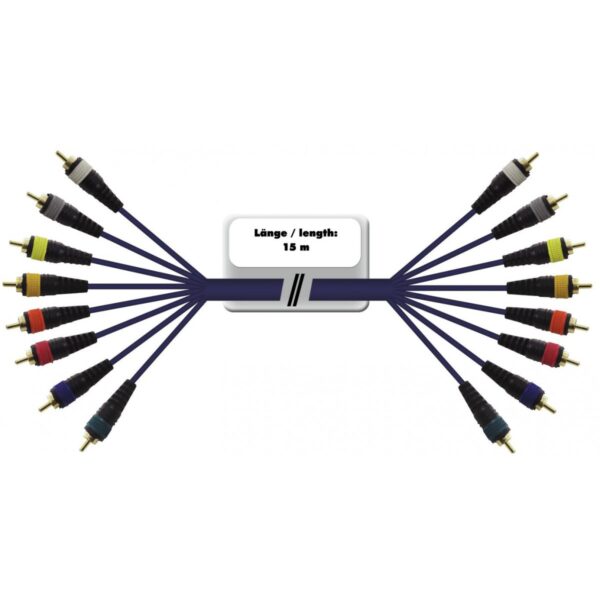 Snake kabel 8x RCA - 8x RCA, 15 m - Image 5