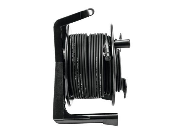 PSSO DMX cable drum XLR 30m bk Neutrik 2x0.22 - Image 3