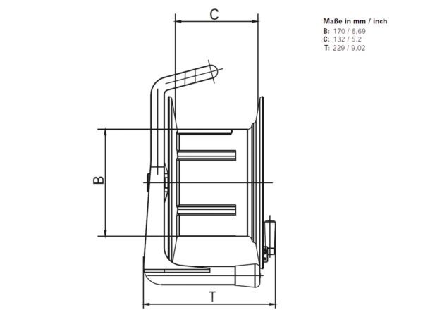 Schill kabelový buben GT 310.SO - Image 3