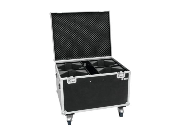 Roadinger Flightcase pro 4x LED THA-100F/THA-120PC na kolečkách - Image 3