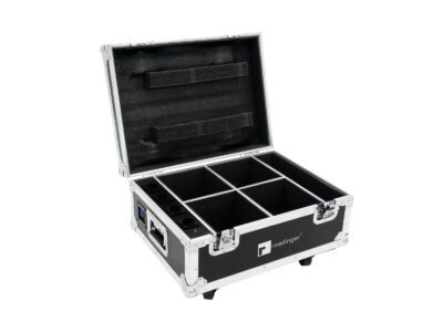 Roadinger transportní case pro 4x AKKU UP-4 QuickDMX s dobíjením