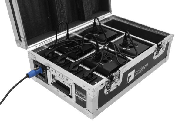 Roadinger transportní case pro 4x AKKU TL-3 Trusslight QuickDMX s dobíjením - Image 7
