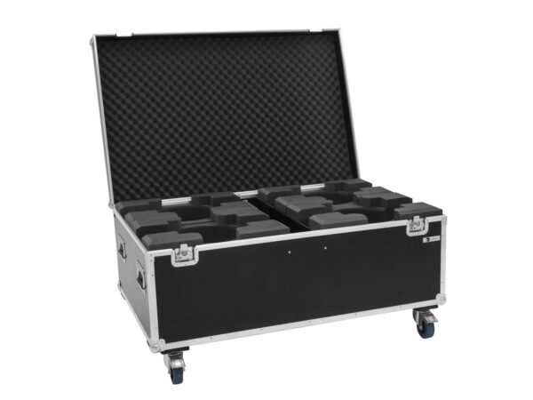 Roadinger Transportní Case pro 4x LED Eurolite LED TMH-X19, otočná hlavice - Obrázek 4