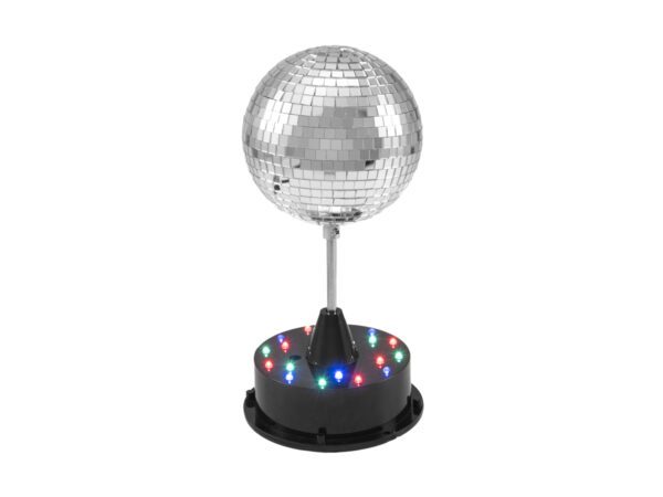 Eurolite LED zrcadlová koule 13 cm se základnou