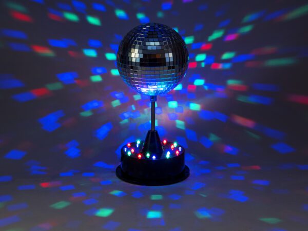 Eurolite LED zrcadlová koule 13 cm se základnou - Image 3