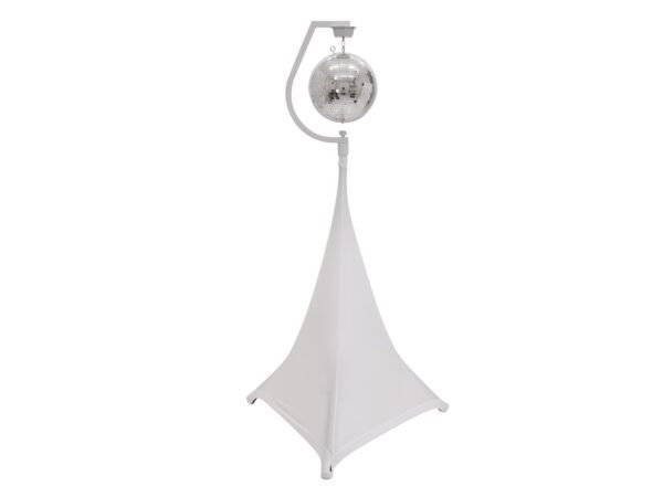 Eurolite stojan s motorkem 1 ot./min. pro zrcadlové koule do 50 cm, bílý - Image 6