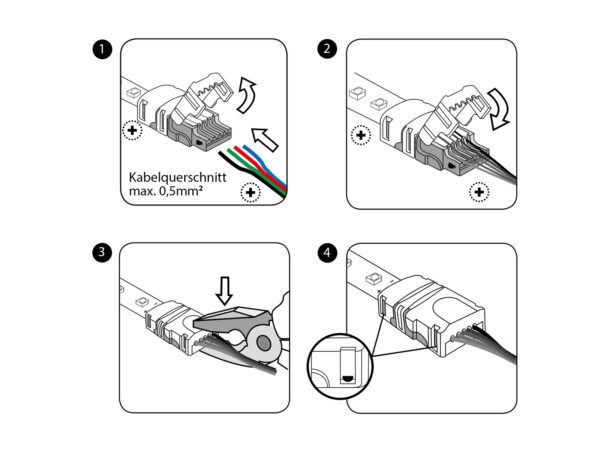 Eurolite LED Strip, 2-pinový propojovací kabel, 10 mm - Image 3