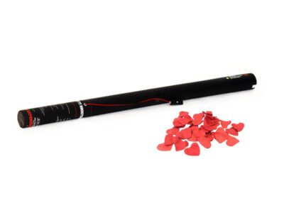Tcm Fx elektronické dělo na konfety 80cm, červená srdíčka konfety