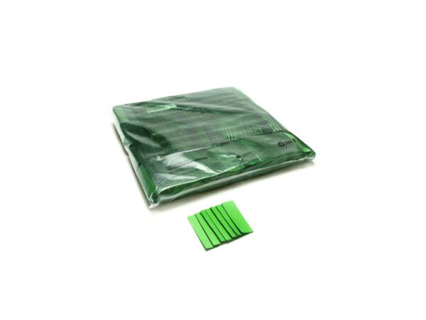 Tcm Fx pomalu padající obdélníkové konfety 55x18mm, tmavě zelené, 1kg - Obrázek 3