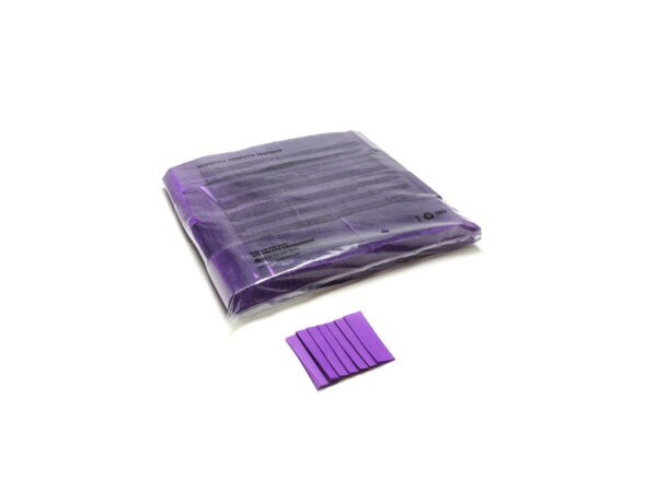 Tcm Fx pomalu padající obdélníkové konfety 55x18mm, fialové, 1kg - Obrázek 3
