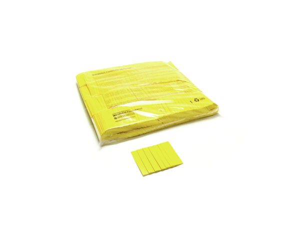 Tcm Fx pomalu padající obdélníkové konfety 55x18mm, žluté, 1kg - Image 3