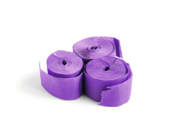 TCM FX pomalu padající konfety-serpentýny 10mx1.5cm, fialové, 32x
