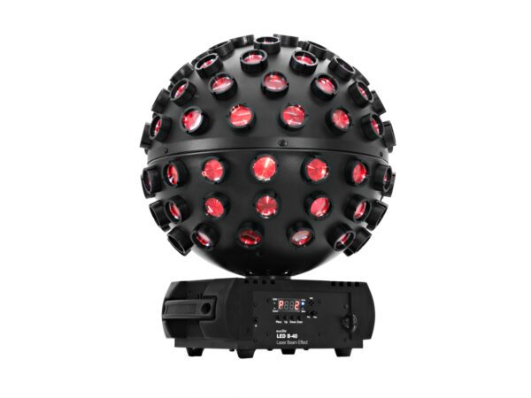 Eurolite LED B-40, 5x4W QCL efekt s lasere, DMX, černý - Image 5
