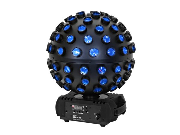 Eurolite LED B-40, 5x4W QCL efekt s lasere, DMX, černý - Image 6