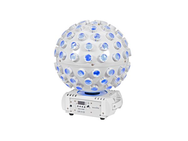 Eurolite LED B-40, 5x4W QCL efekt s laserem, DMX, bílý
