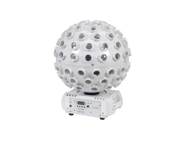 Eurolite LED B-40, 5x4W QCL efekt s laserem, DMX, bílý - Obrázek 3