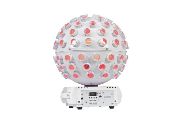 Eurolite LED B-40, 5x4W QCL efekt s laserem, DMX, bílý - Obrázek 5