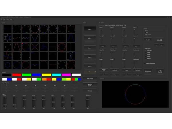 Laserworld Showcontroller, software pro laser na USB - Image 8