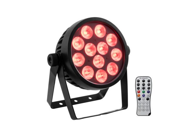 Eurolite LED 4C-12 Silent Slim reflektor, 12x 8W QCL LED, DMX