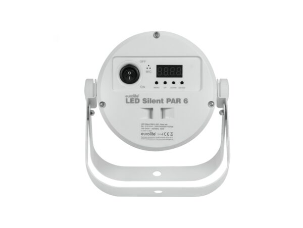 EUROLITE LED Silent PAR reflektor 6 QCL floor, bílý - Obrázek 3