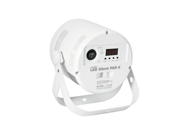 EUROLITE LED Silent PAR reflektor 6 QCL floor, bílý - Obrázek 5