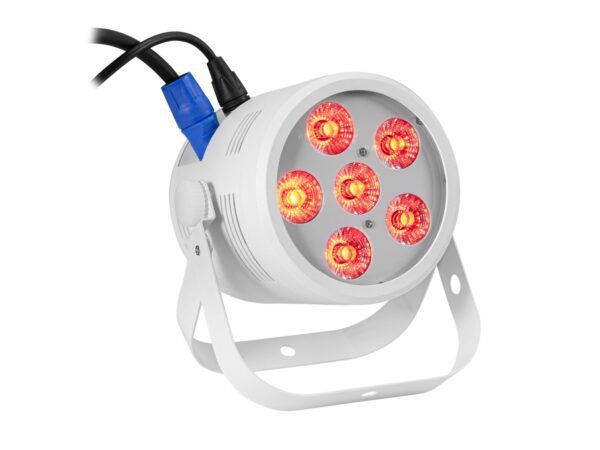 EUROLITE LED Silent PAR reflektor 6 QCL floor, bílý - Obrázek 7