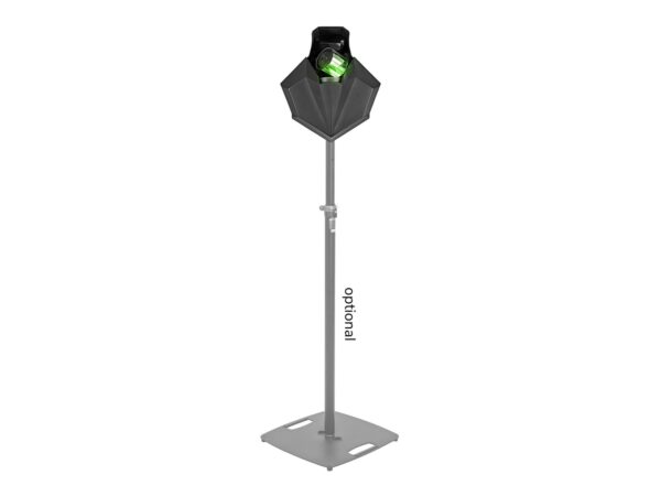 Eurolite LED CAT-80, 1x 80W COB, DMX, paprskový efekt černý - Image 6