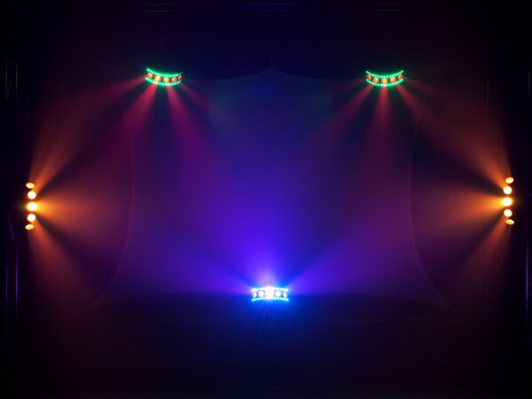 Eurolite LED SCY-5 Hybrid, 5x4W QCL, 30x0,2W RGB, paprskový efekt - Image 7