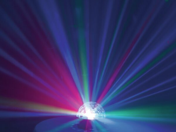 Eurolite LED Half Ball 6x 1W RGBAW DMX, paprskový efekt - Image 8