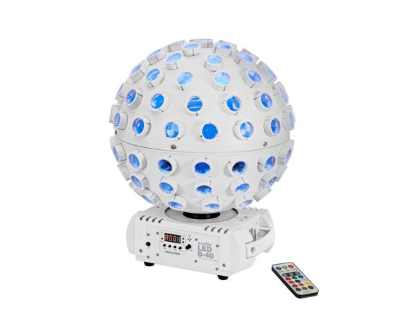 Eurolite LED B-40, 5x10W HCL efekt, DMX, bílý, MK2