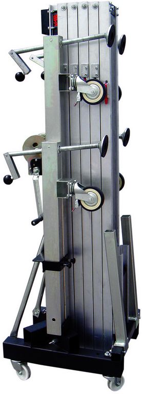 VMB TL-078 PRO teleskopická věž FRONT LOAD, 800cm, 280kg, stříbrná