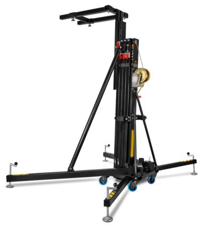 VMB TL-A220 teleskopická věž LINE ARRAY, 550cm, 220kg, černá