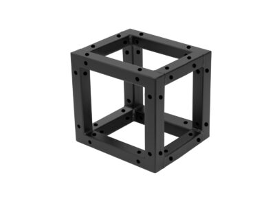 DECOTRUSS Quad, rohový díl černý