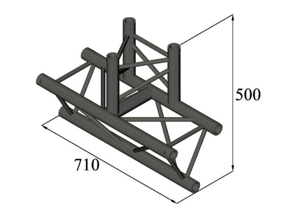 Trilock S-PAT-38 3-koncový T-díl