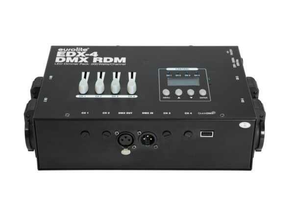 EUROLITE EDX-4 DMX RDM LED Dimmer Pack, stmívač - Image 4