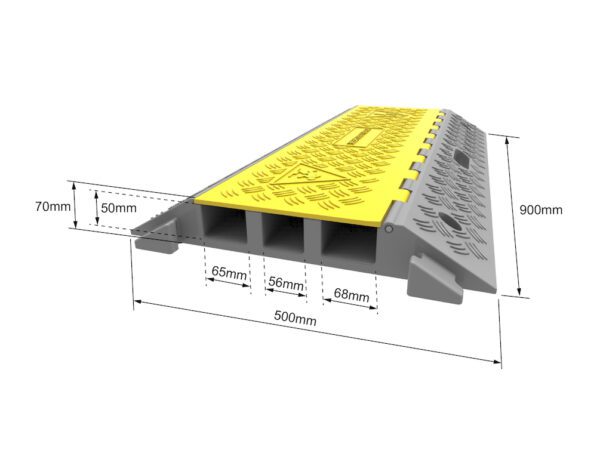 Eurolite KB-3, kabelový most 900x500x70 mm, 3-kanálový - Image 8