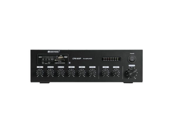 Omnitronic CPE-60P PA, 100V mixážní zesilovač, 60W, BT/MP3/FM - Image 3